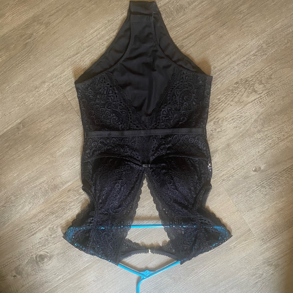 Sophie B. Black Lace Bodysuit